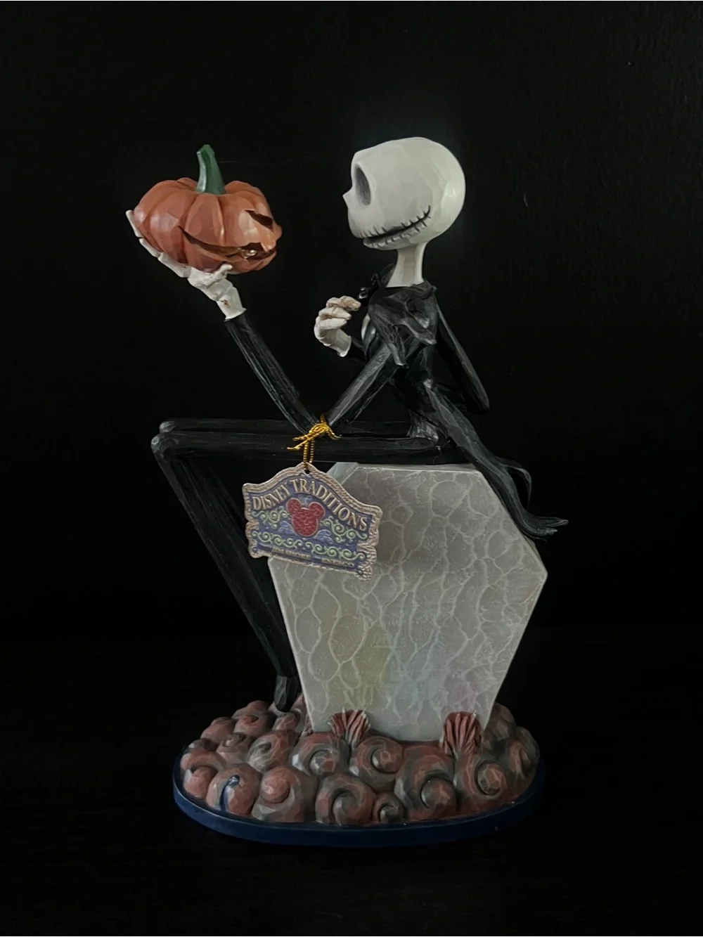 NEW Jim Shore Disney Traditions Nightmare Before Christmas Jack on Gravestone